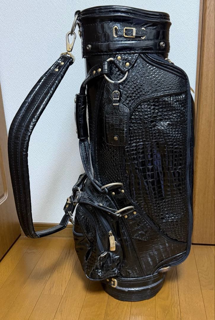 高級感◎】XA GRAND MONARCH ゴルフバッグ ブラック×ゴールド