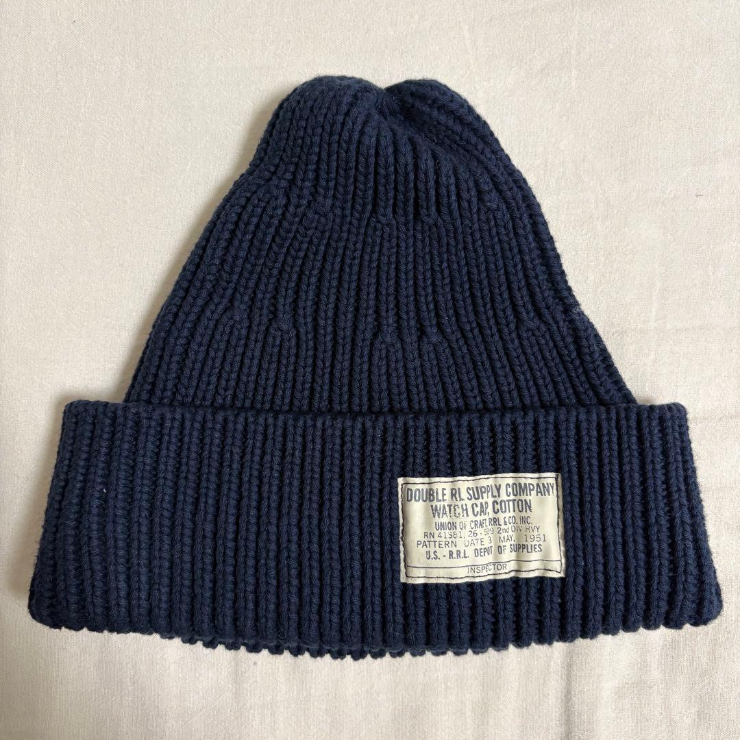 【美品】RRL ニット帽　ネイビー RRL（ニット帽/ビーニー）のフリマアイテム一覧