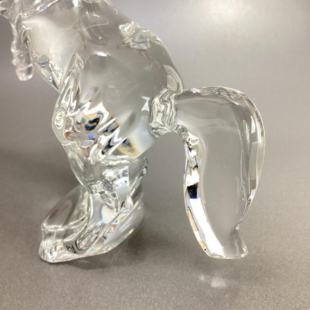 ☆美品☆バカラ いななく馬 跳ね馬 ジャンピングホース 置物 Baccarat