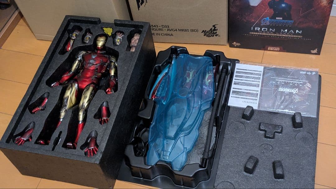 P*i様 ホットトイズ　アイアンマン　MK85 バトルダメージ版　スペシャルエデ ムービー・マスターピース DIECAST】『アベンジャーズ／エンド