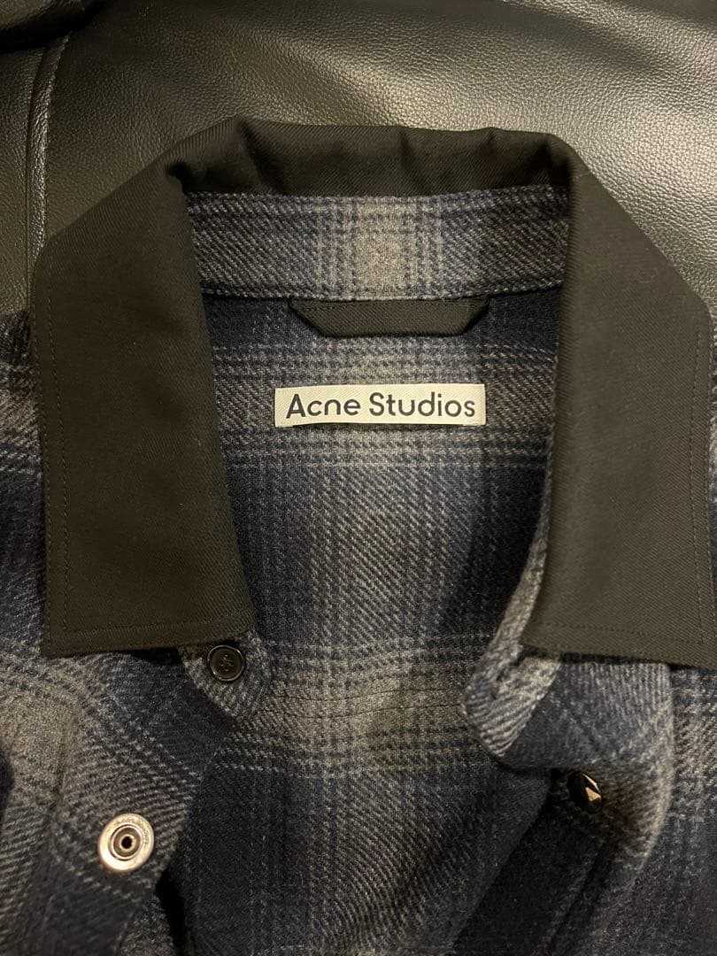 Acne Studios サイズ54 ウールシャツジャケット - メルカリ