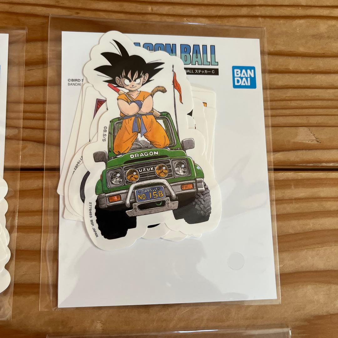 プレミアムバンダイ 原作 ドラゴンボールステッカー A〜G