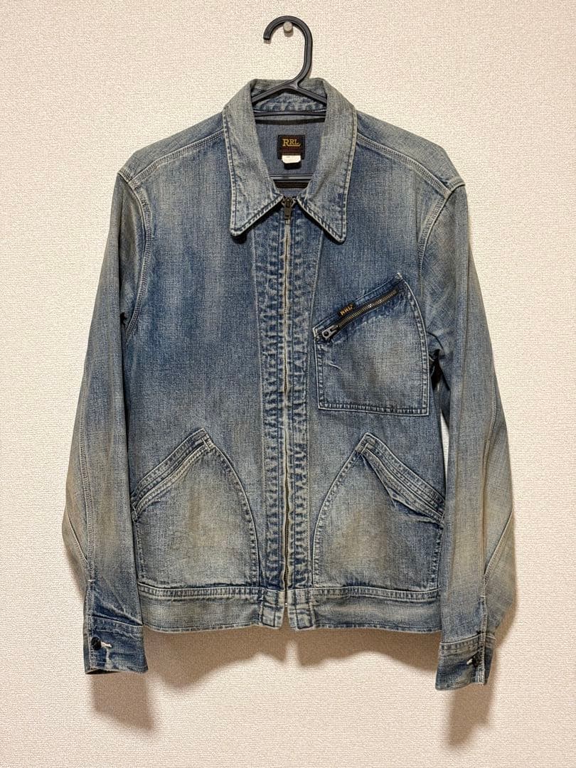 RRL デニム　ジップフロント　ジャケット RRL デニム ジップフロント ジャケット