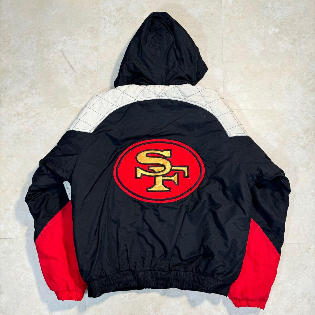 ビンテージ \"NFL\" SF キルティングジャケット M