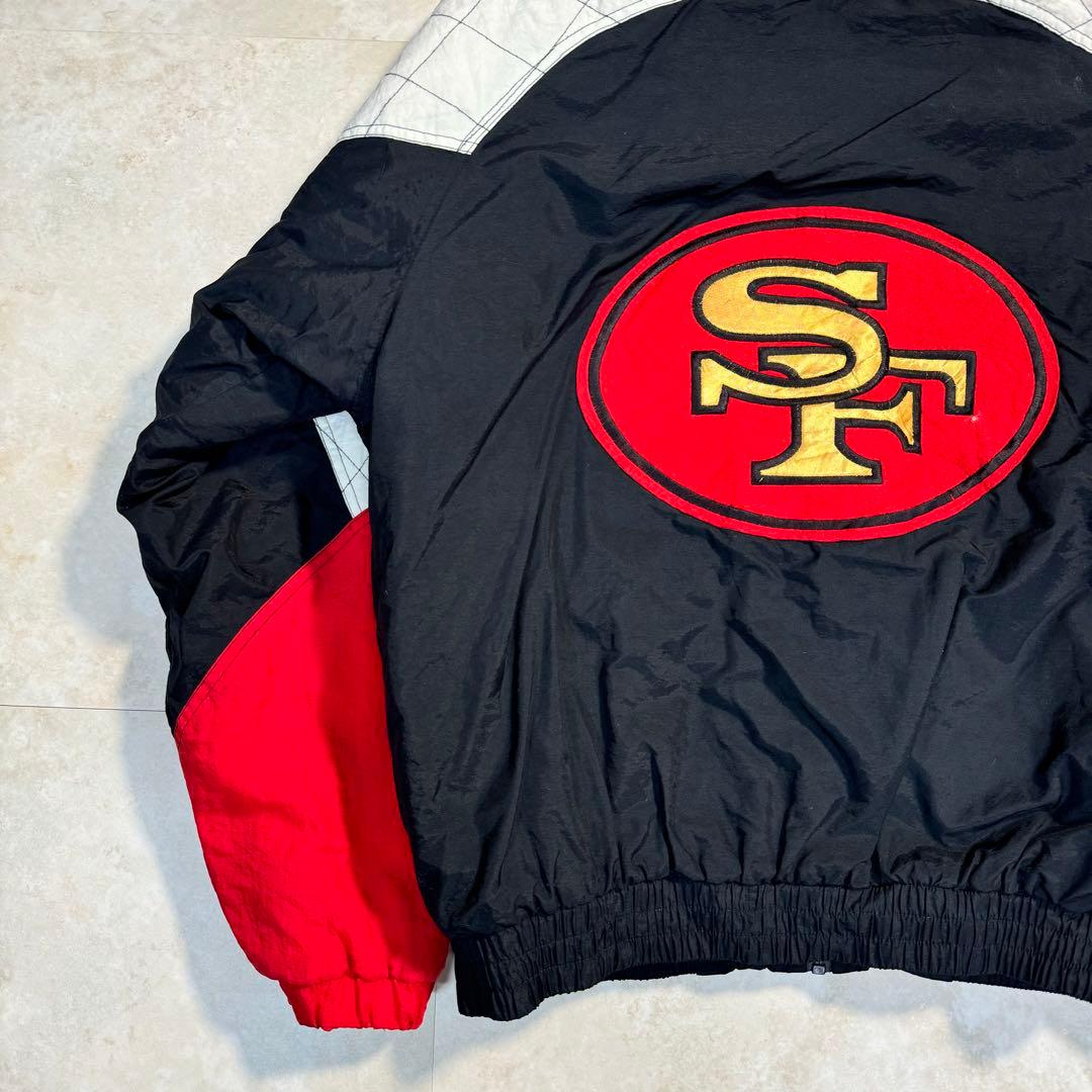 ビンテージ \"NFL\" SF キルティングジャケット M
