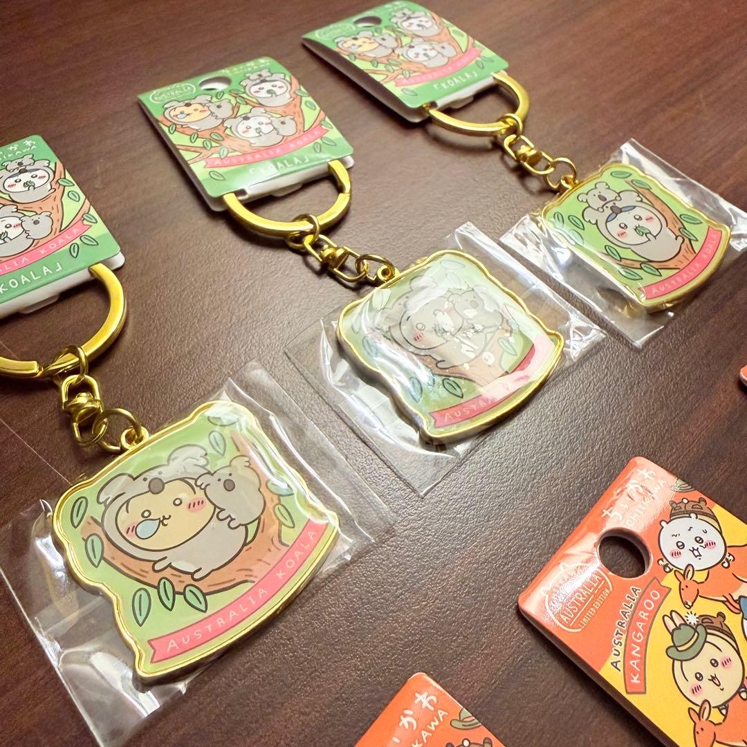 オーストラリア限定】 ちいかわ、ハチワレ、うさぎ キーホルダー 6個セット