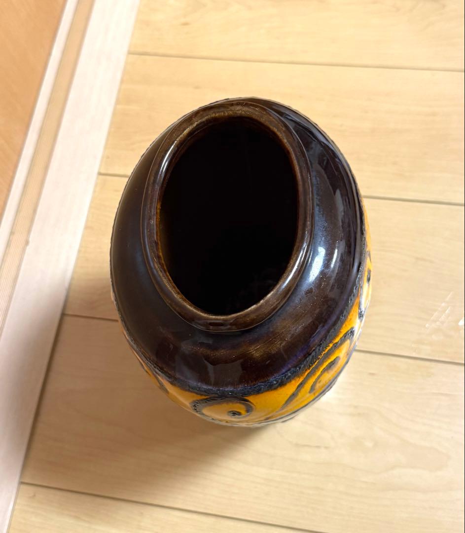 西ドイツ製 fatlava 花器 ファット・ラヴァ フラワーベース スタンド