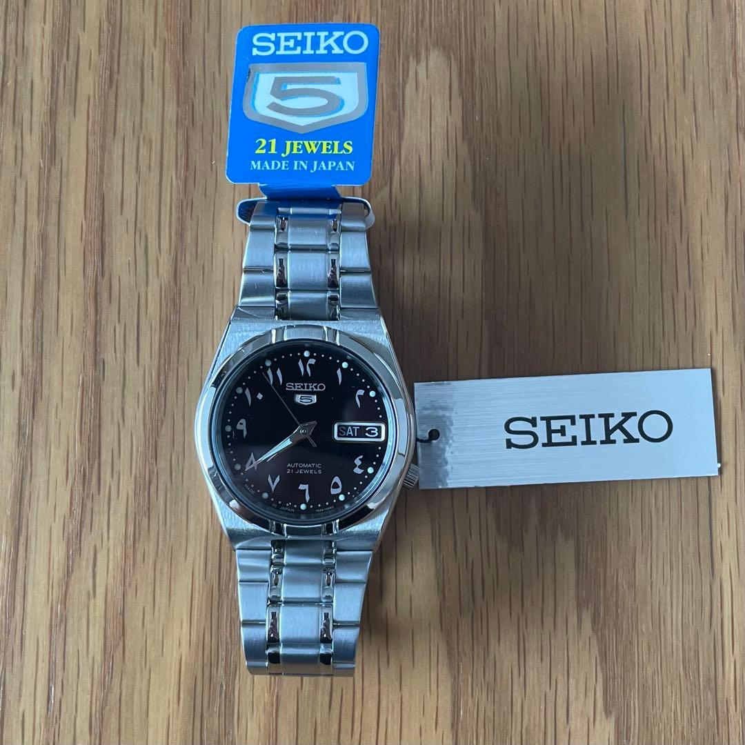 SEIKO5 セイコー5 アラビック文字盤 - メルカリ