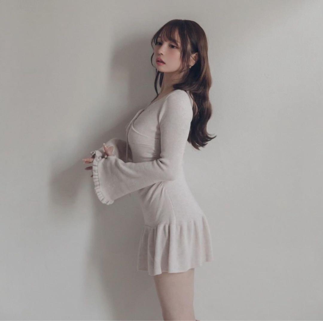 Alro mini dress andmary andmary アンドマリー Fleur knit mini dress