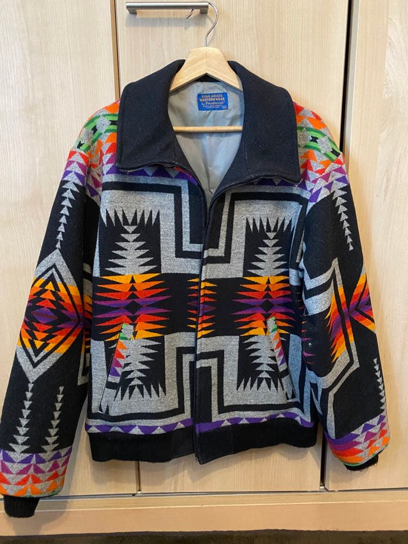 80s USA製 ペンドルトン ハイグレードウエスタンジャケット ネイティブ