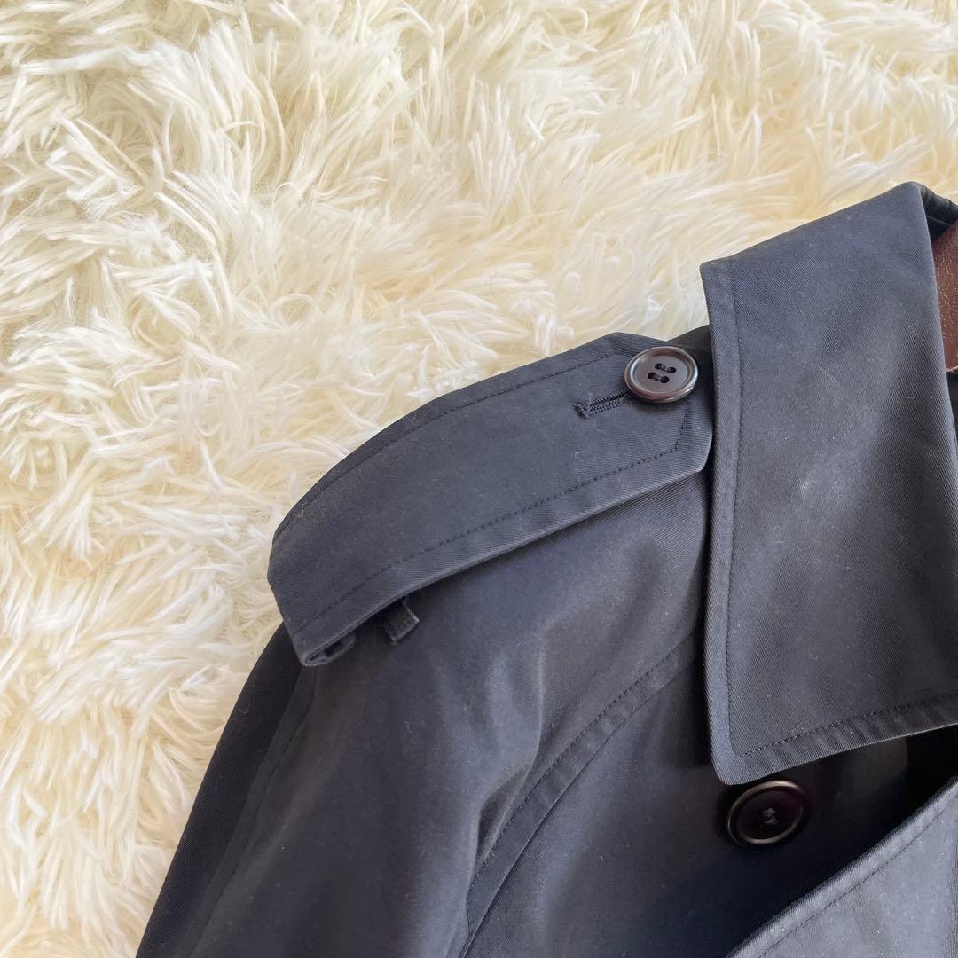 極美品 バーバリー トレンチコート ネイビー ライナー
