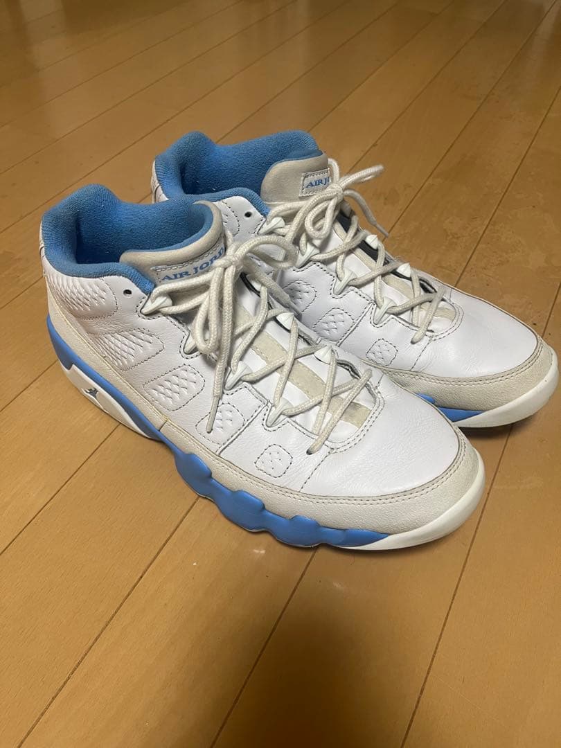 ナイキ　ジョーダン9 28.0cm ゴルフシューズ　ホワイト　ブルー