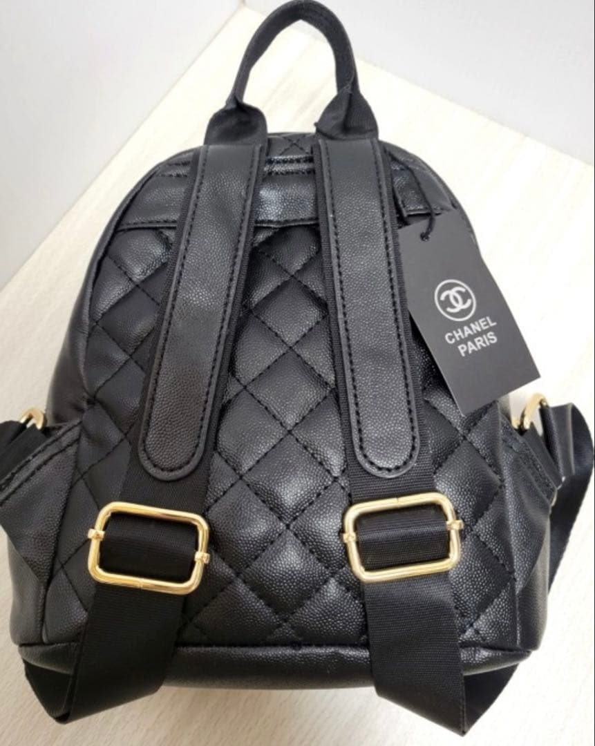 新品 シャネル ノベルティ ブラック リュック バッグ パック - メルカリ