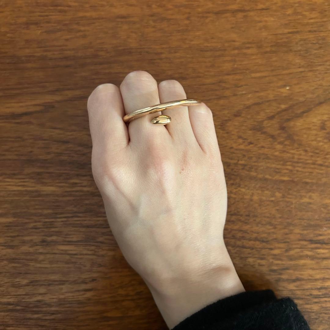 27日までの値下げ Monica Castiglinoni ブロンズ リング - メルカリ