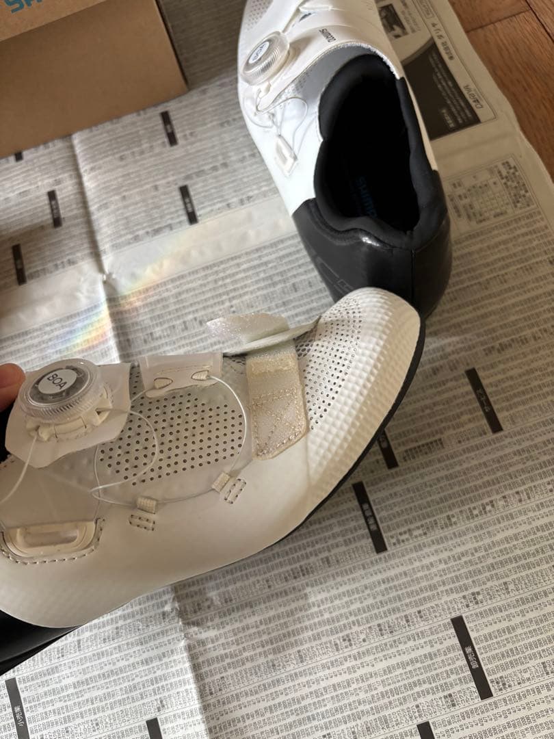 SHIMANO 自転車用シューズ BOAシステム ホワイト 25 26 41