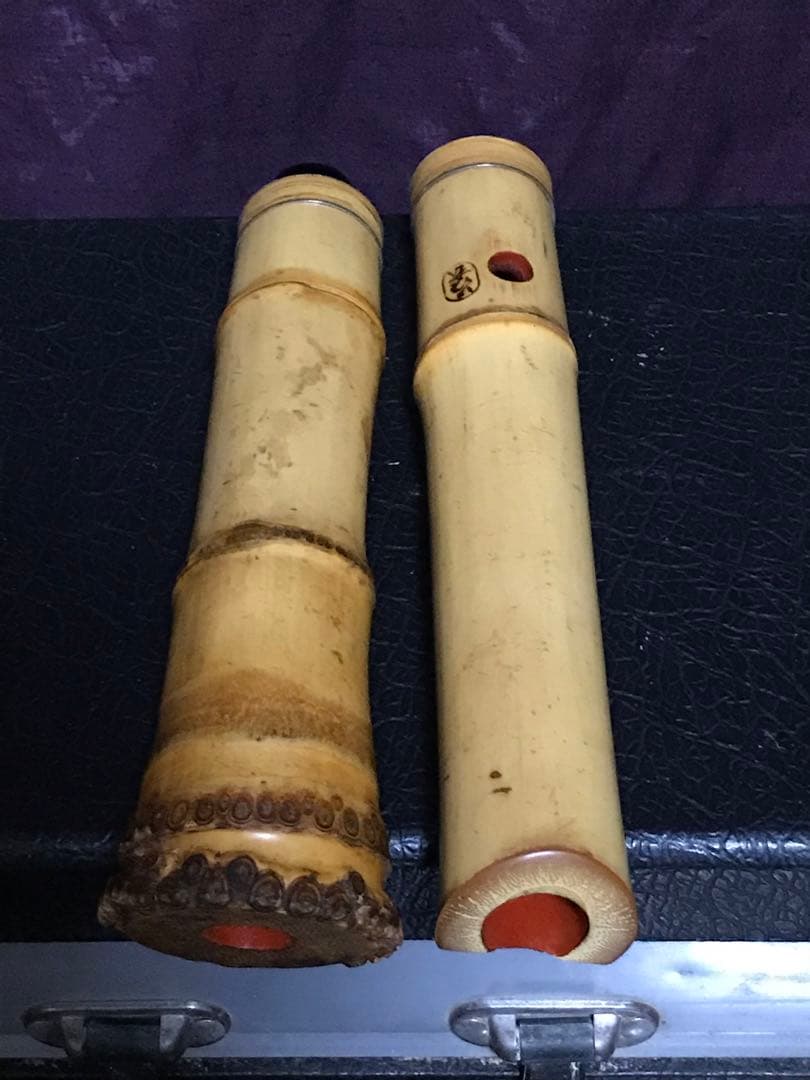 ⭐️ 尺八 琴古流 呂玄銘 銀三線継 約42.5センチ 約340g - メルカリ