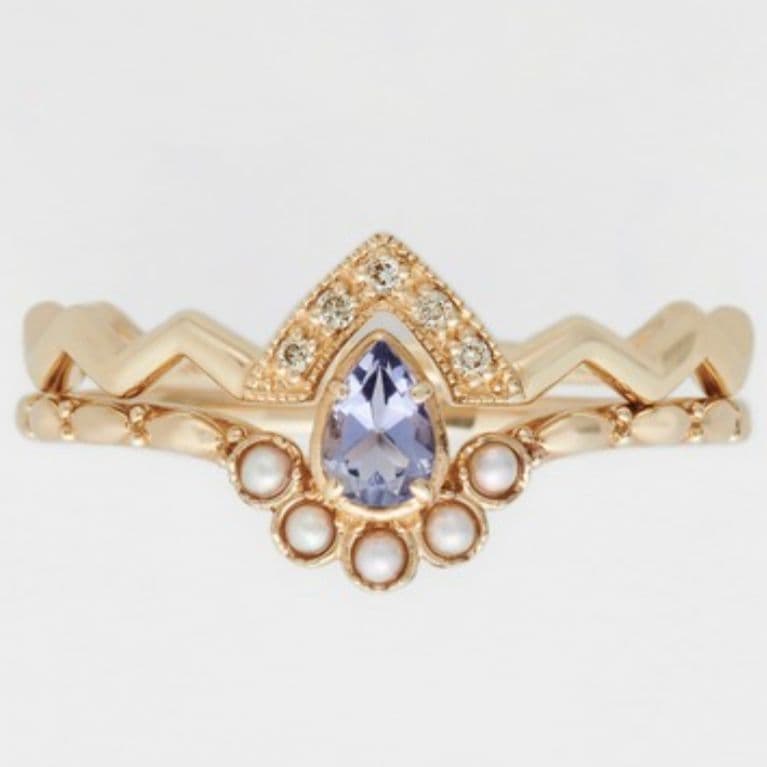 完売 】ノジェス ダイヤモンド 9号 K5 ゴールド ポケットリング