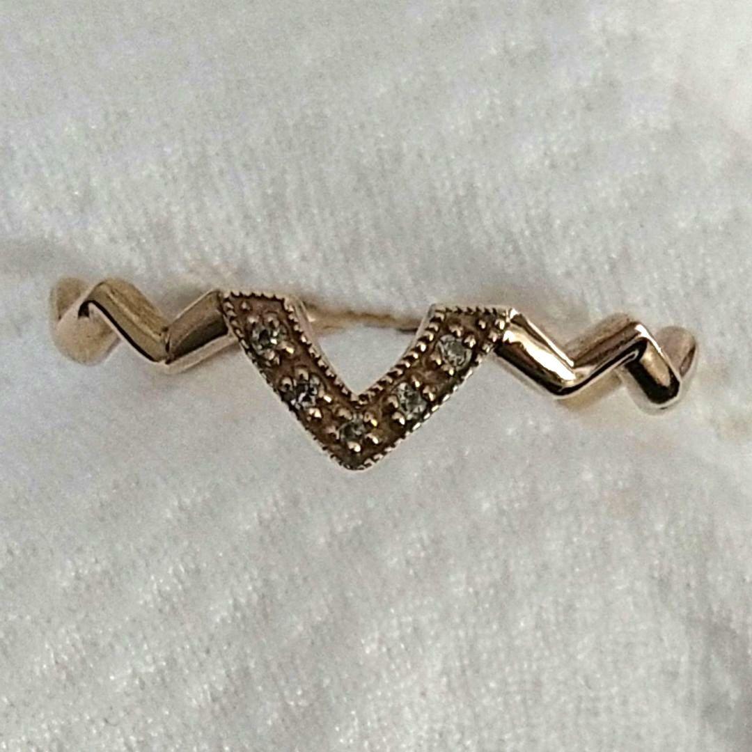 完売 】ノジェス ダイヤモンド 9号 K5 ゴールド ポケットリング