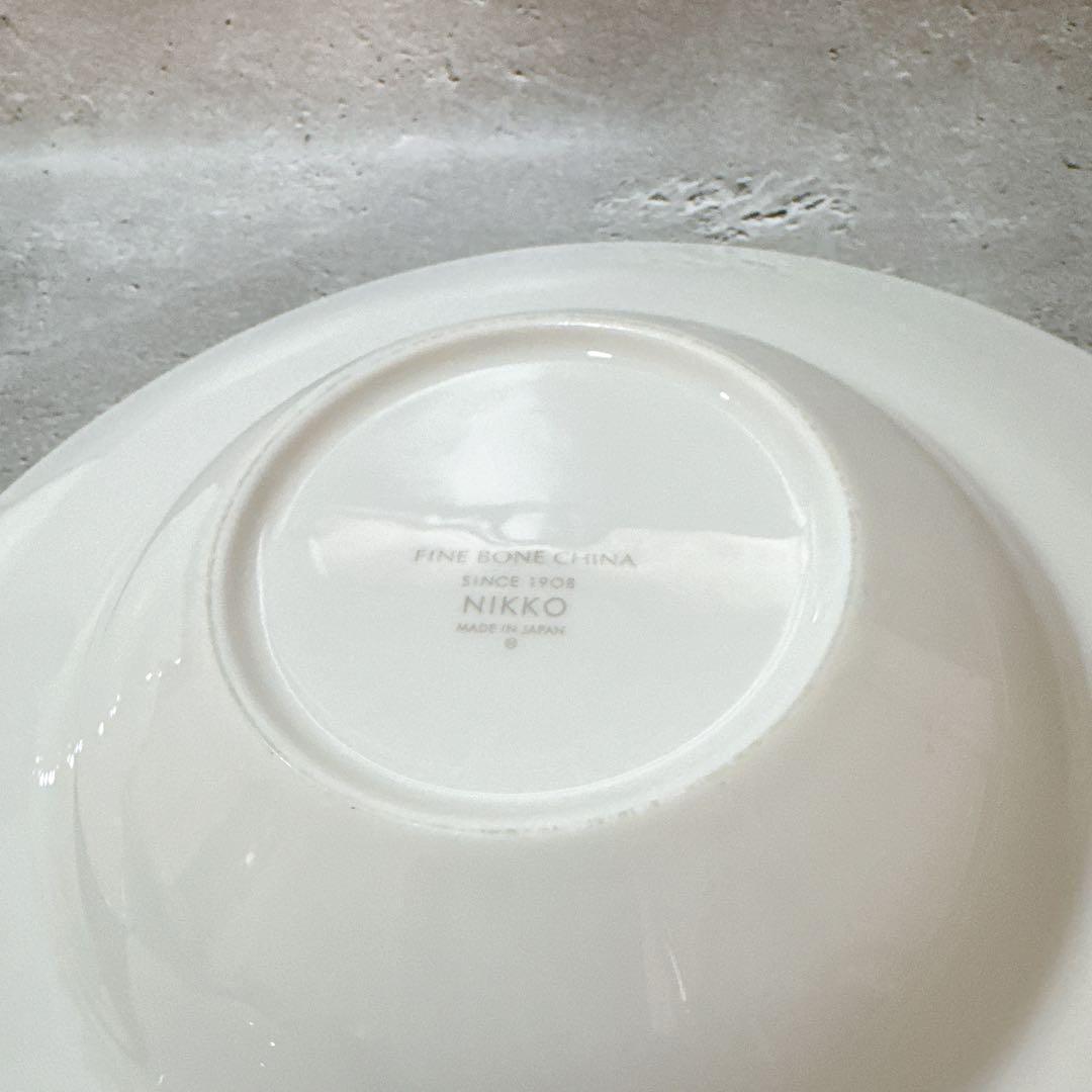 10枚】 NIKKO ニッコー 28cm アラカルト皿 ボーンチャイナ