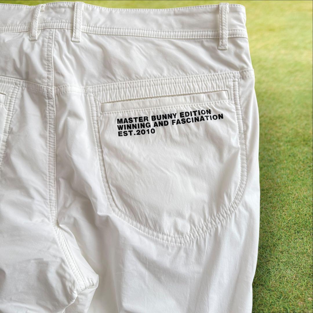 未使用級 マスターバニー パンツ 白 ホワイト 6 XL〜XXL相当