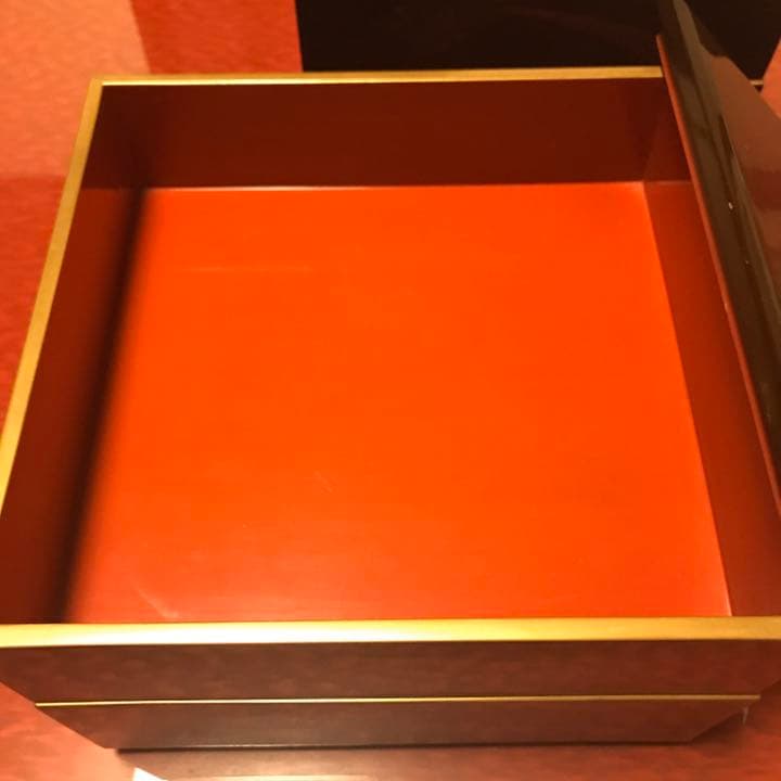 熨斗蒔絵 4段重箱 時代 ※共箱無し