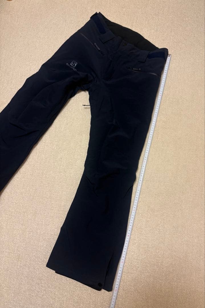 お値下げ【美品】Salomon スキー スノボ パンツ ネイビーの通販はau