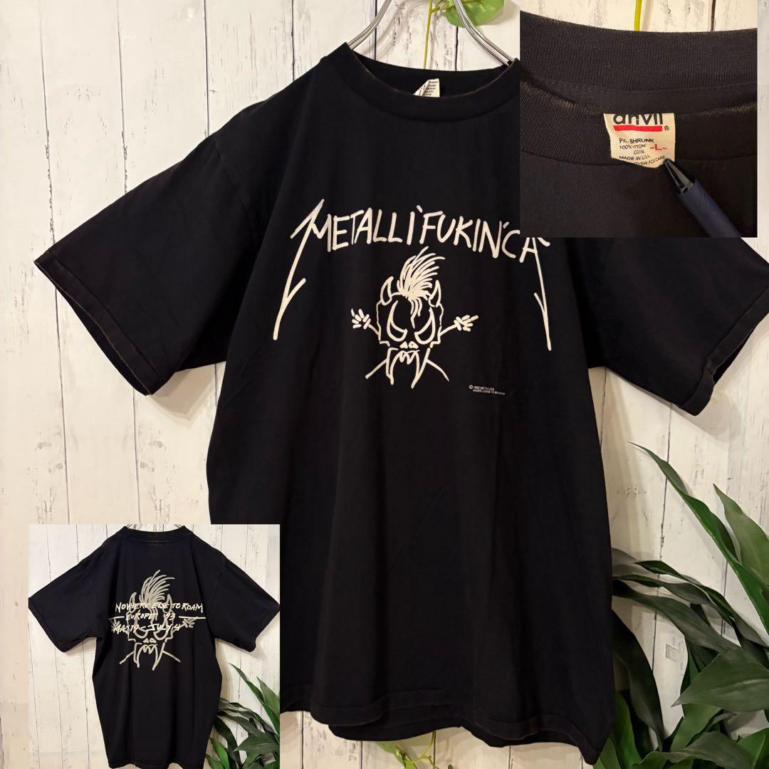 メタリカ METALLIFUKINC 90 anvil ヴィンテージ バンドT - メルカリ