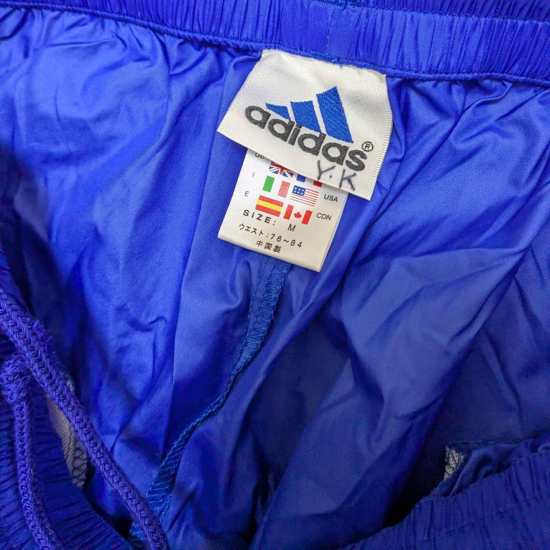 美品】00s adidas ピステ セットアップ ブルー ドローコード y2k