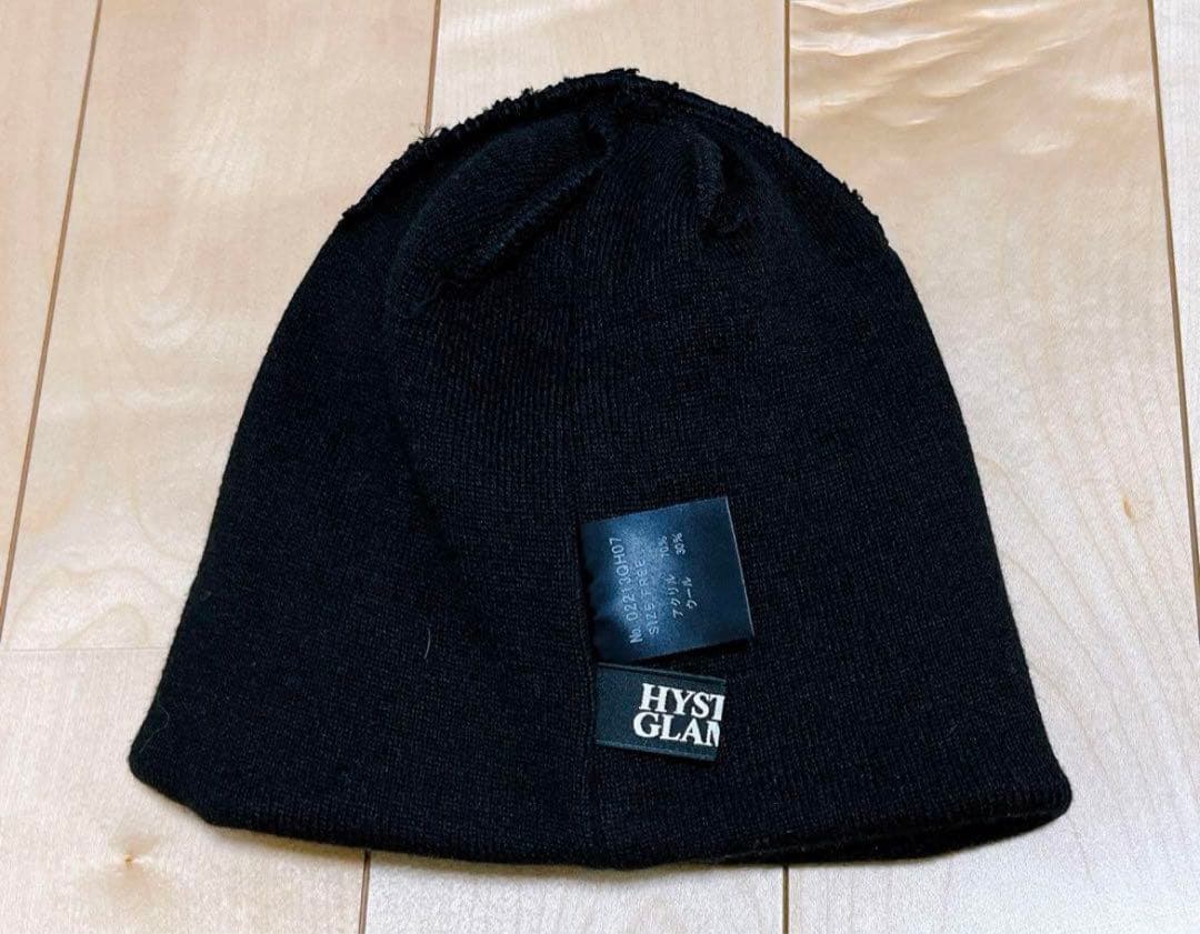 刺繍☆『HYS』ロゴ×ガール☆ HYSTERIC GLAMOUR ニット帽 - メルカリ