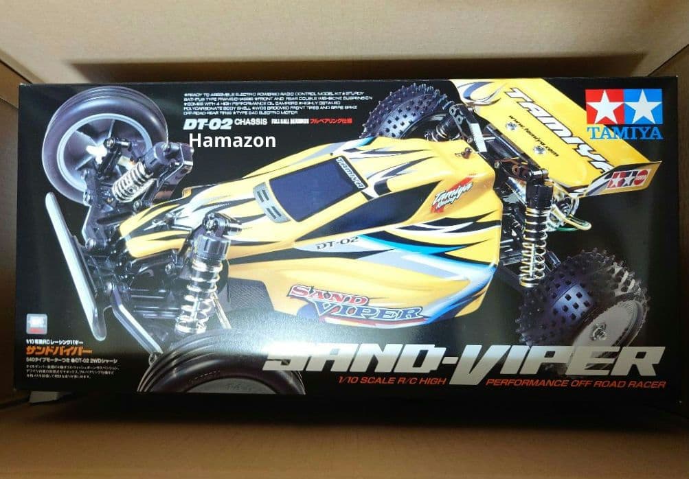 【新品】TAMIYA サンドバイパー DT02 1/10 TAMIYA SAND-VIPER DT-02 1/10 RC オプション付き！ s*a様 TAMIYA 1/