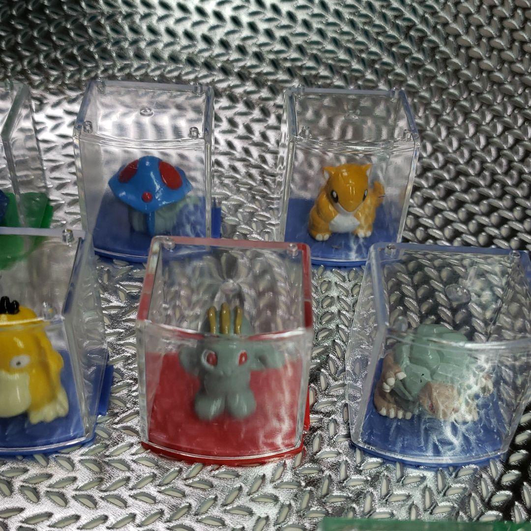 ポケモン 当時物 ケース入り コレクション 10種 ガチャ フィギュア