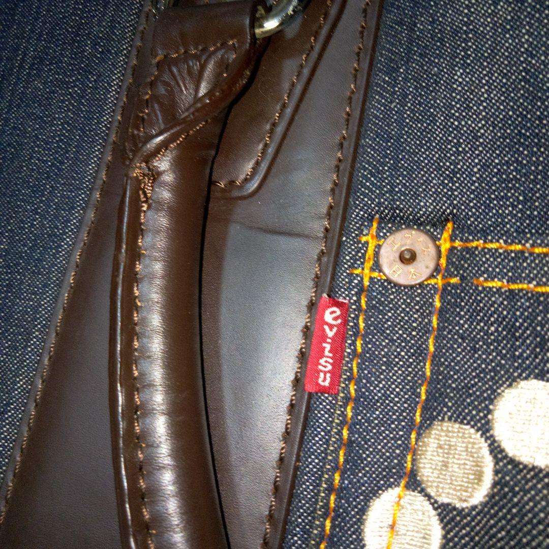EVISU 稀少 入手困難 激レア エヴィス ゴルフ ボストン バッグ デニム