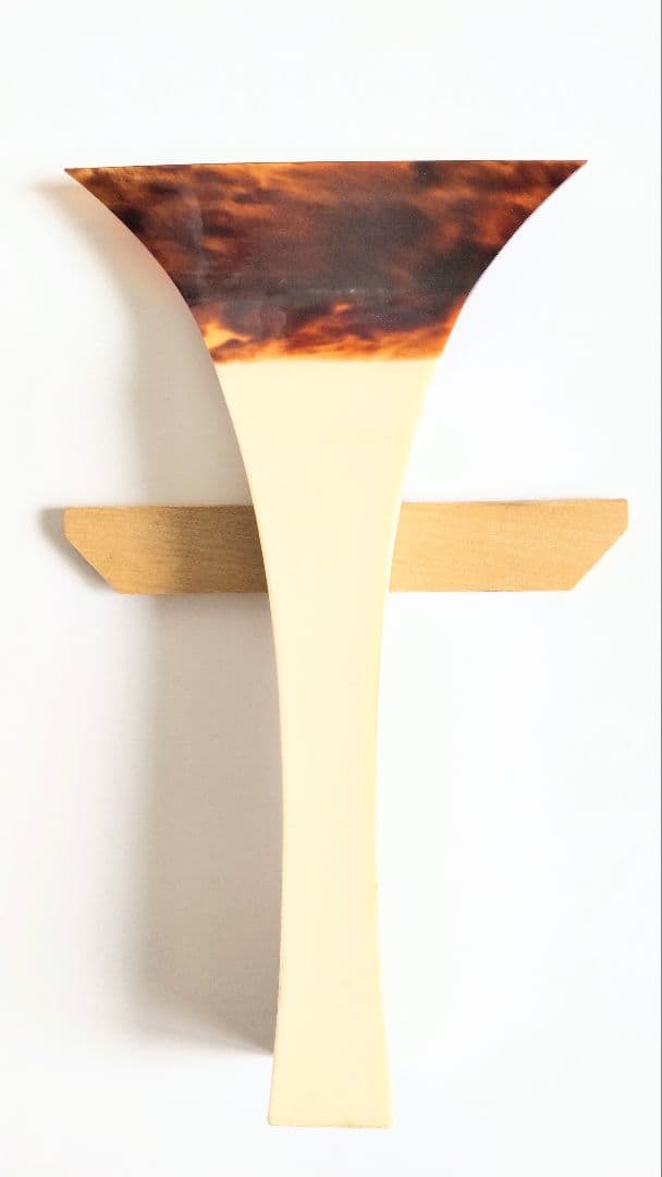 美品 地唄三味線 津山本鼈甲撥 中古】美品 三味線 撥 メンテ済 地唄