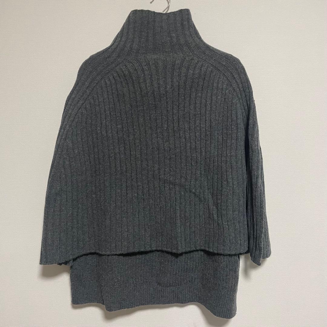 美品】crewre ケープレイヤードVネックベスト ショート Vネック