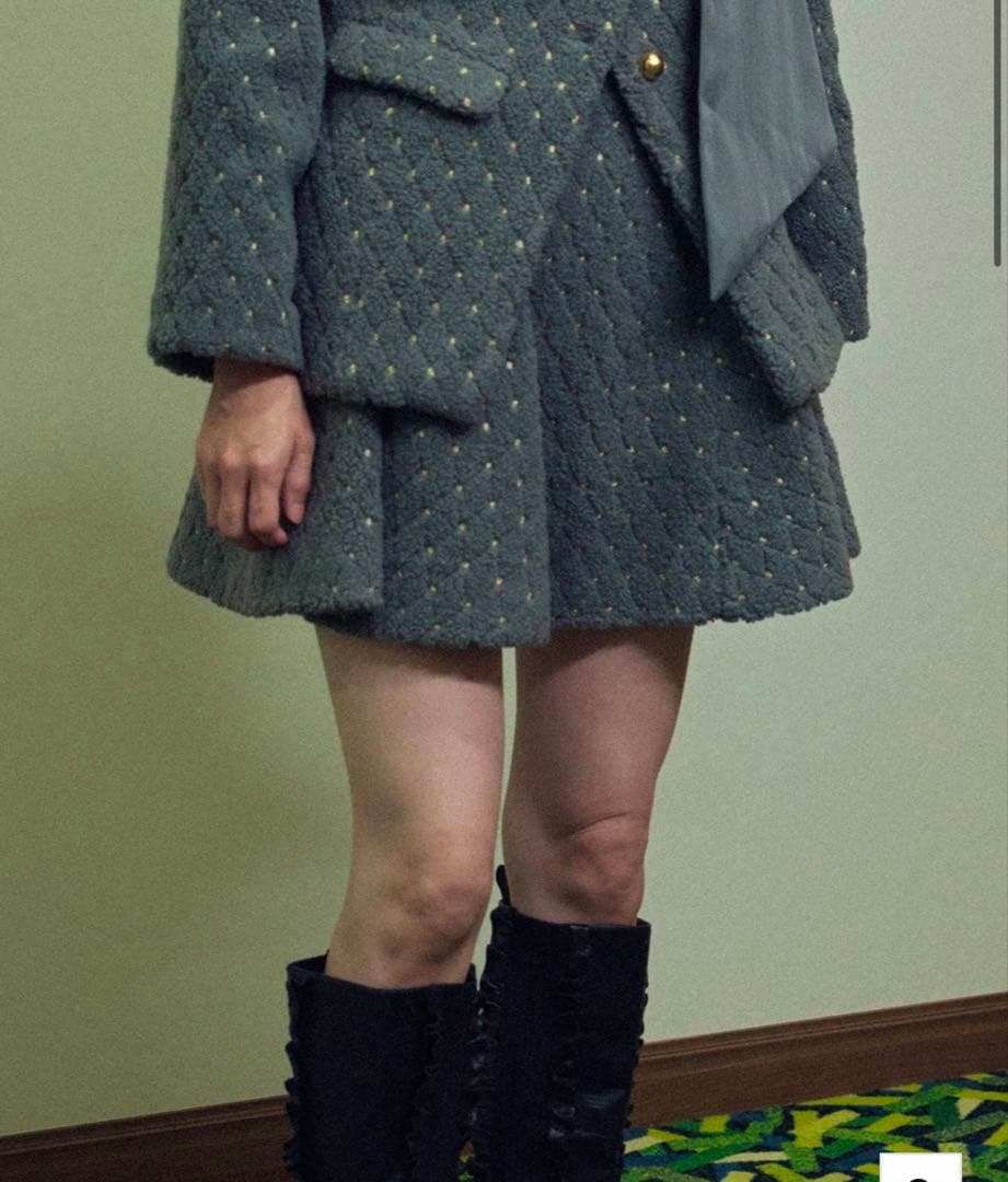 bibiy ビビィ ODETTE BOA PLEATED SKIRT 【新品】 - メルカリ