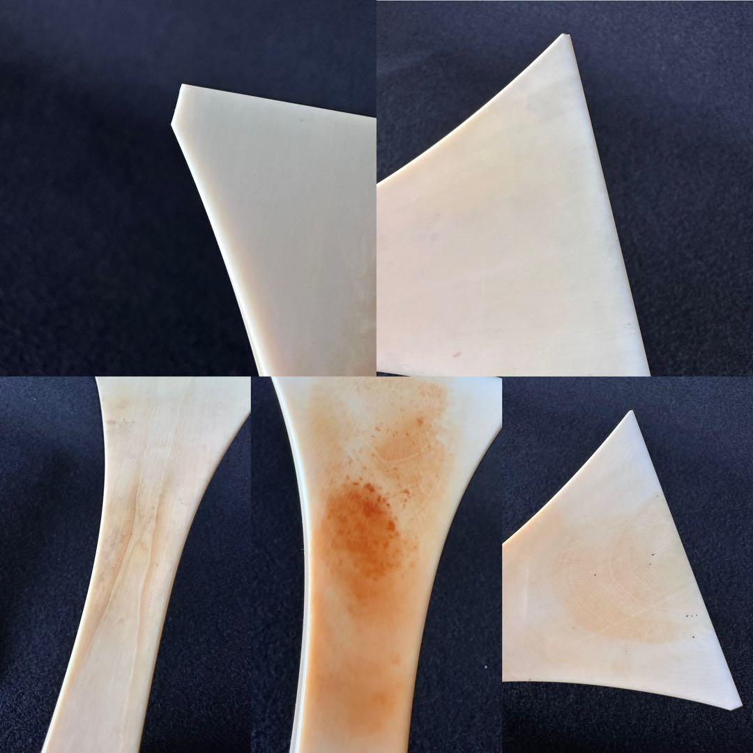 あるめ様専用 バチ 撥 天然素材 三味線撥5点まとめ 津軽三味線 ばち 和