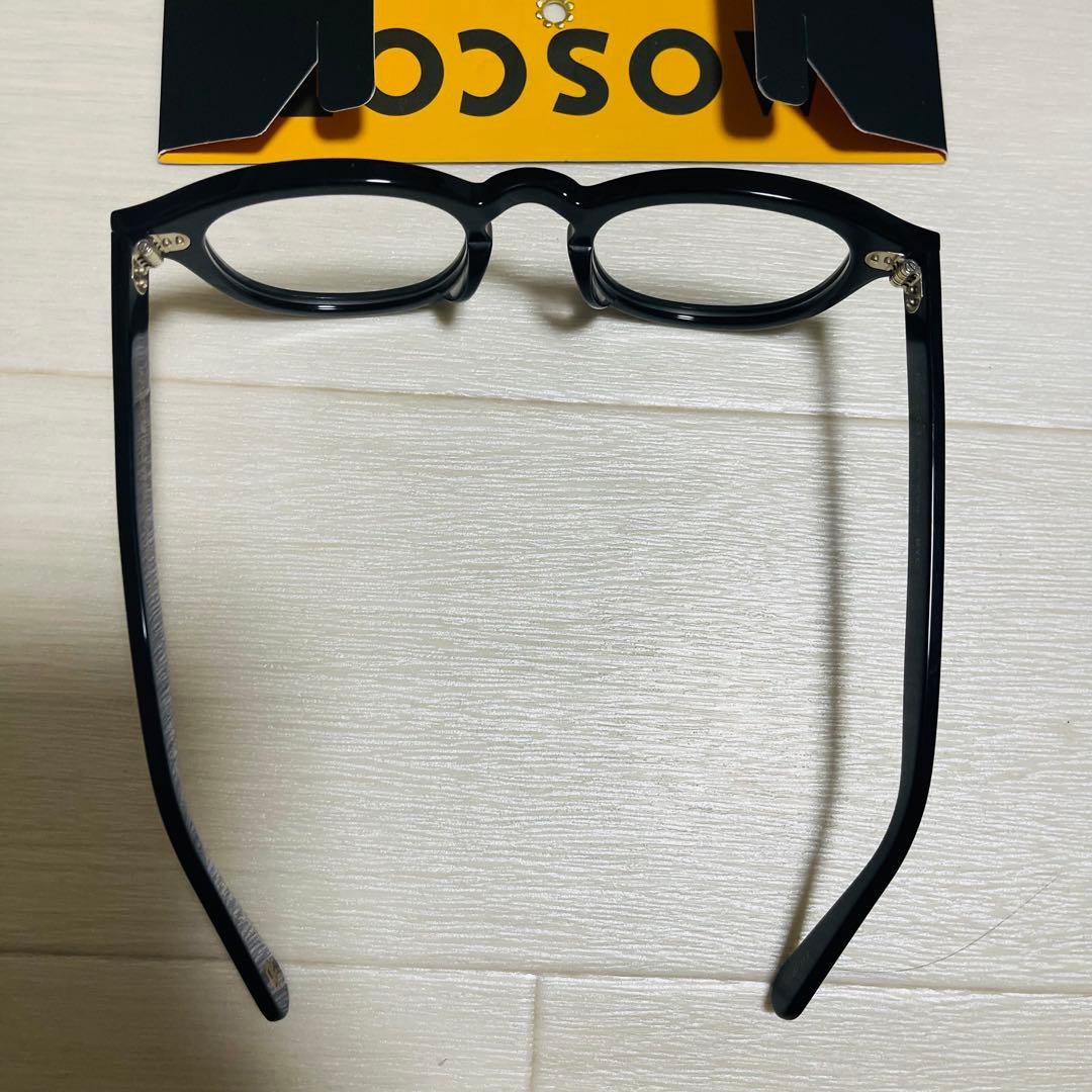 MOSCOT ブラックフレーム メガネ 49