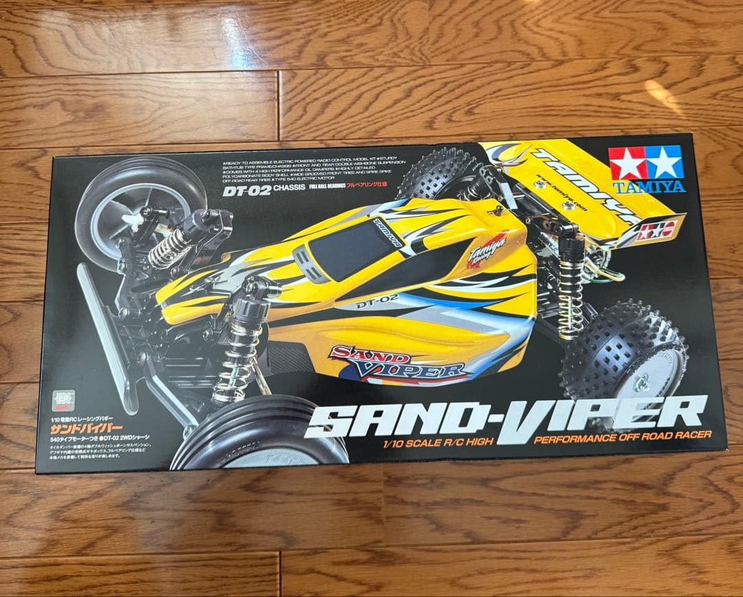 TAMIYA SAND-VIPER DT-02 未組立キット Tamiya 11050533 Bauanleitung Sand Viper DT-02 58374
