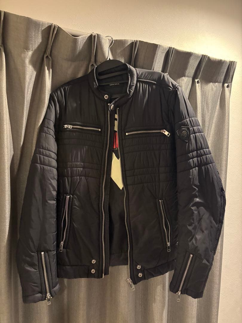 今週末まで　DIESEL ダウン 中綿ジャケット シングルライダース Lサイズ 楽天市場】DIESEL(ディーゼル) RIDERS JKT @ J-MOTI[SC7LNAGV