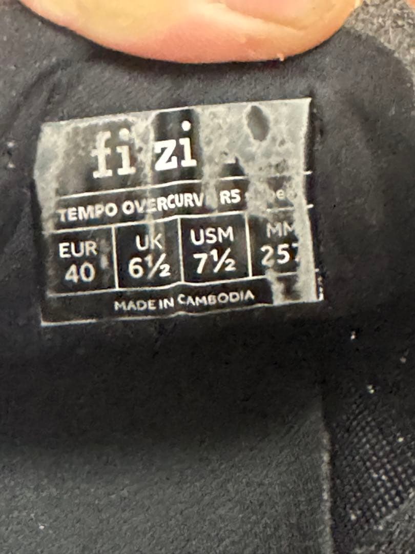 Fizik Tempo シューズ ホワイト　25.7cm