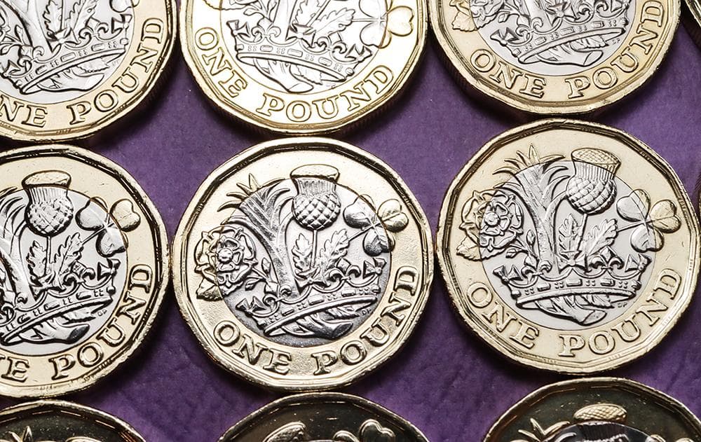 a281 イギリス 1ポンド 硬貨 コイン バイメタル 30枚まとめて 壮観！