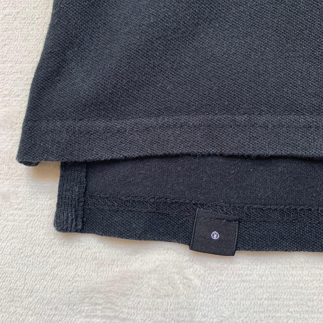 ヒステリックグラマー　ポロシャツ　V.I.PCLUB 28 ブラック　黒　半袖