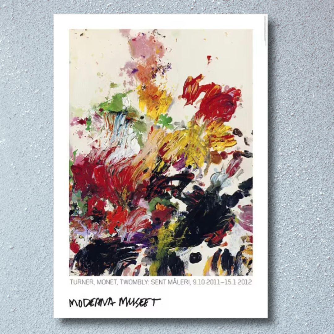 新品正規品 画家『サイ・トゥオンブリー Cy Twombly』希少ポスター