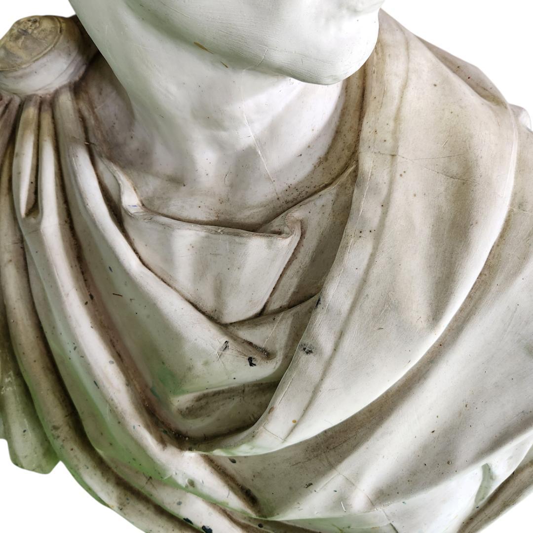 直接引渡限定 石膏像 ブルータス 胸像 デッサン 美術教材 インテリア