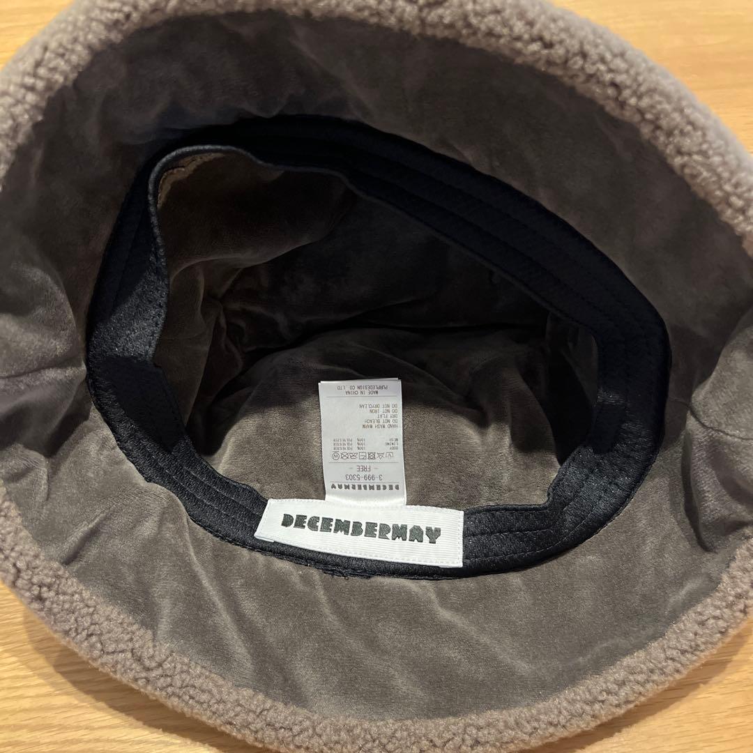 DECEMBERMAY ボアハット　ユニセックス