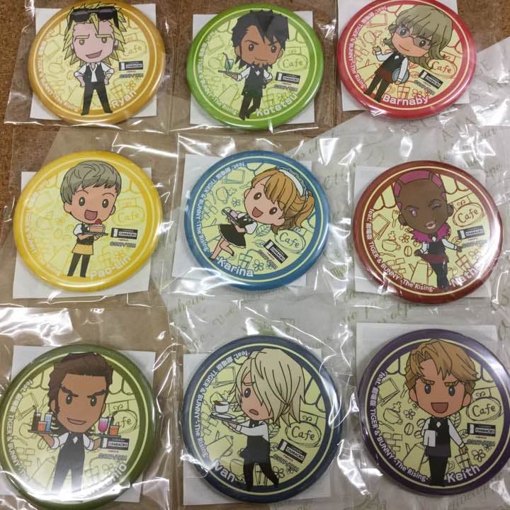 TIGER&BUNNY キャラポップストアくじC賞9種セット タイガー&バニー TIGER&BUNNY キャラポップストアくじC賞9種セット タイガー&バニー
