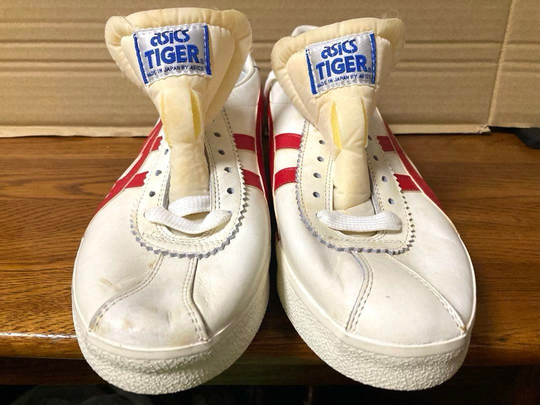 80年代 ビンテージ 日本製 アシックス タイガー スニーカー 25.0cm