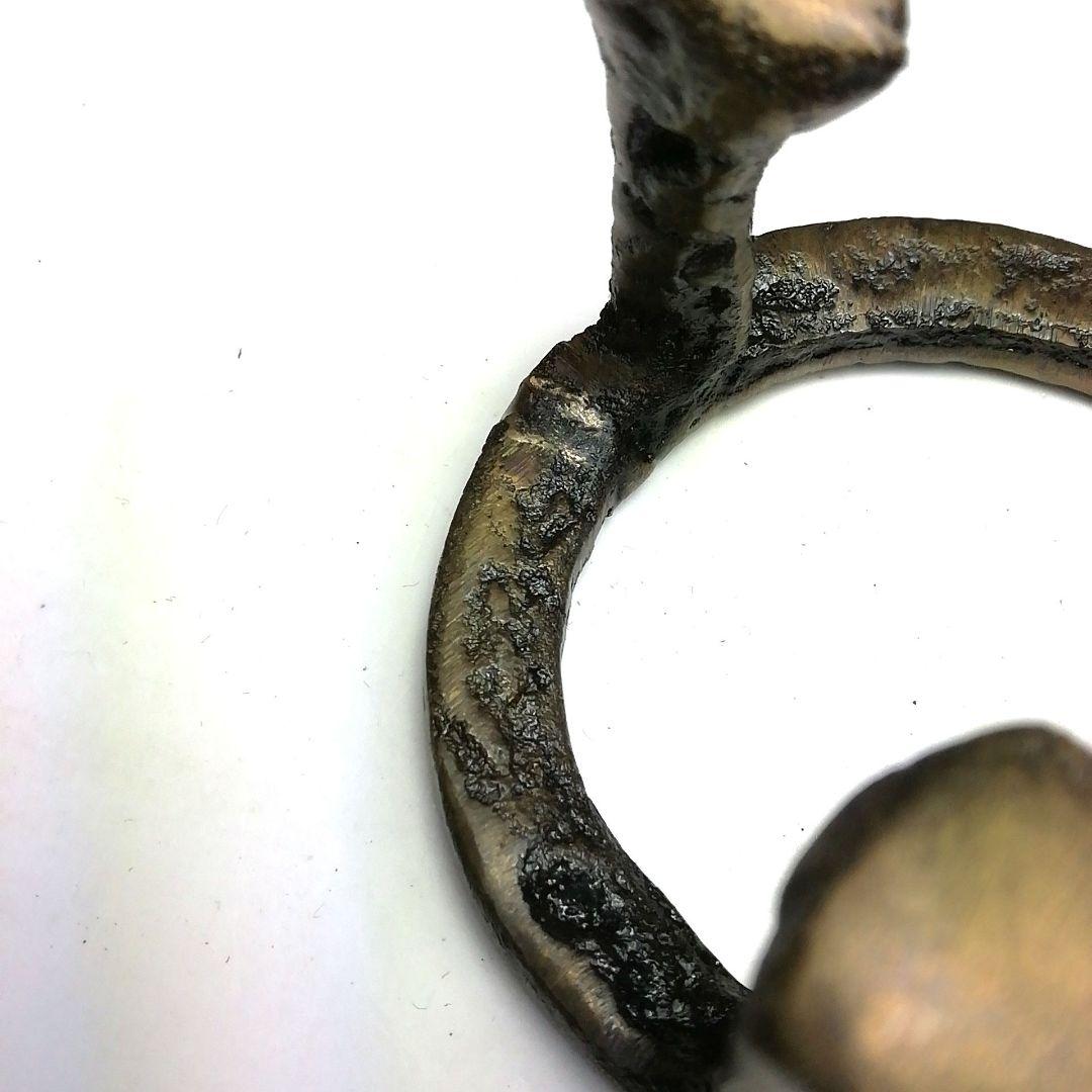 S795 蓋置 『唐銅 五徳』『金谷浄雲作』 共箱 茶道具 - メルカリ