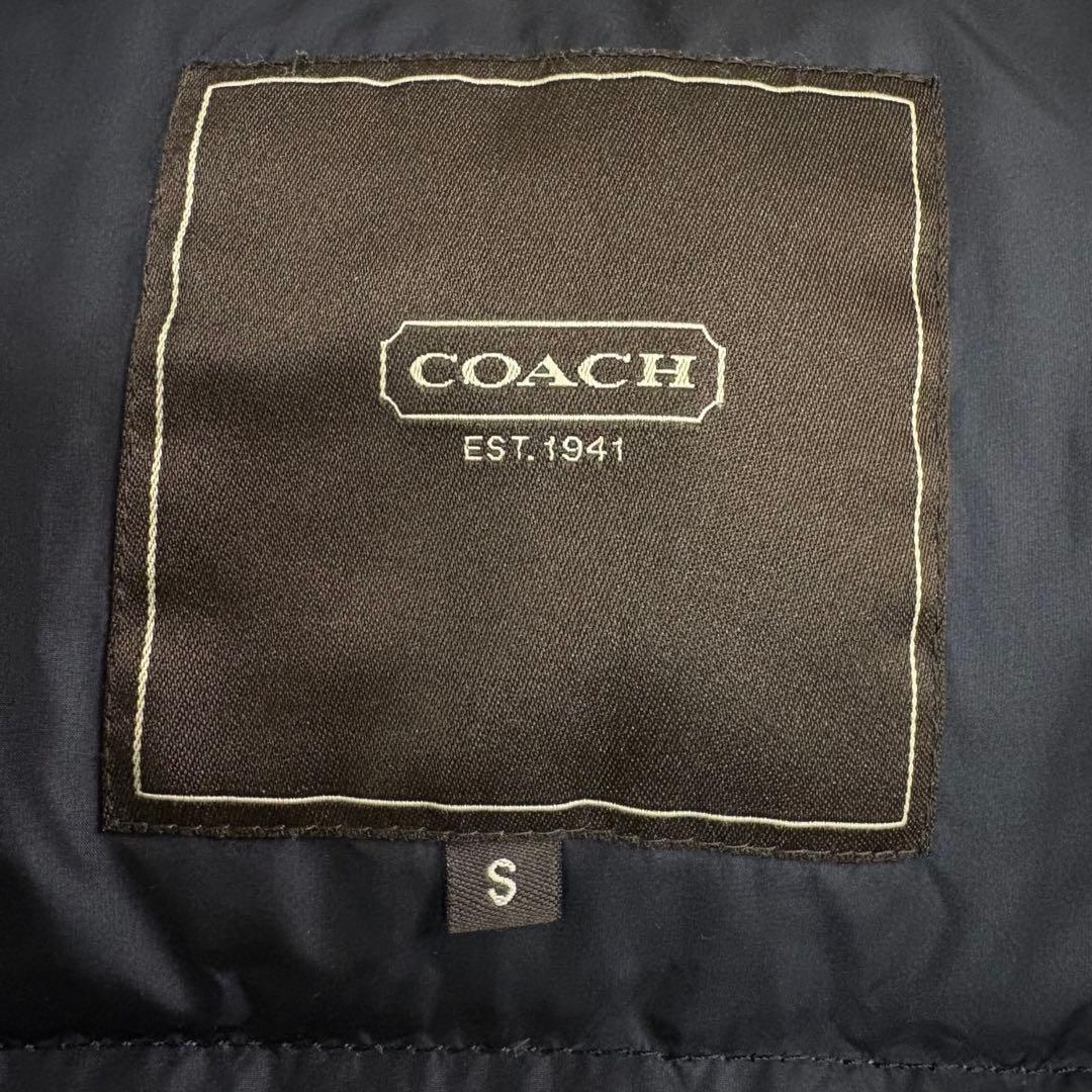 COACH コーチ ダウンジャケット 襟ボア ブルゾン - メルカリ