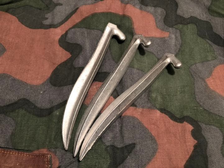 軍幕屋】超希少☆ノルウェー軍幕カモ☆4枚組☆ポールペグフルセット